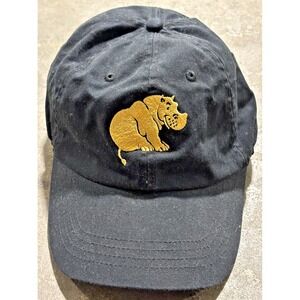 Fat Bastard Wine Hat Black Dad Cap Gold Rhino Logo Strapback One Size